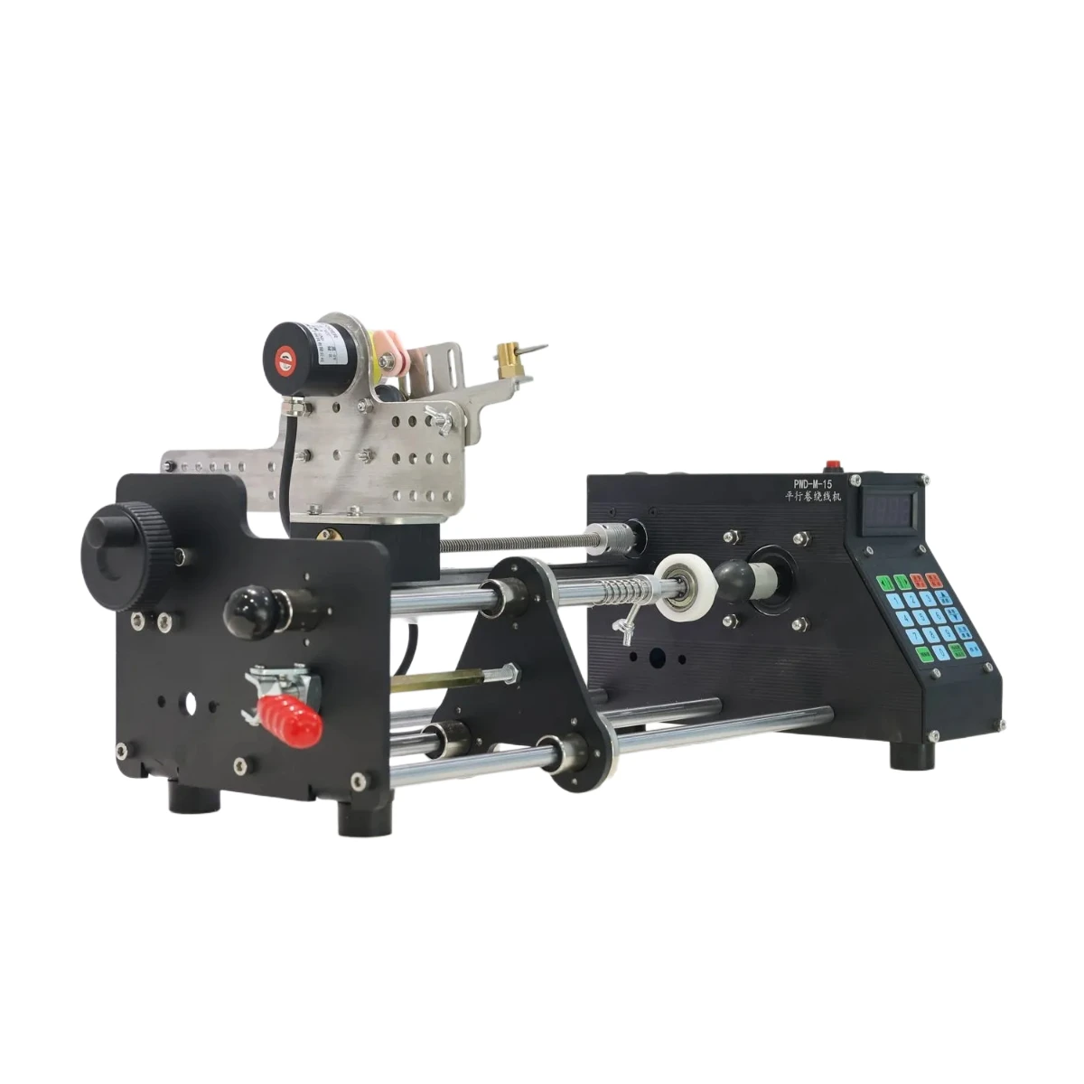 PWD-M-15 Máquina rebobinadora de bobina de inteligencia innovadora para bobinado de cono de hilo y alambre adecuada para la industria plástica