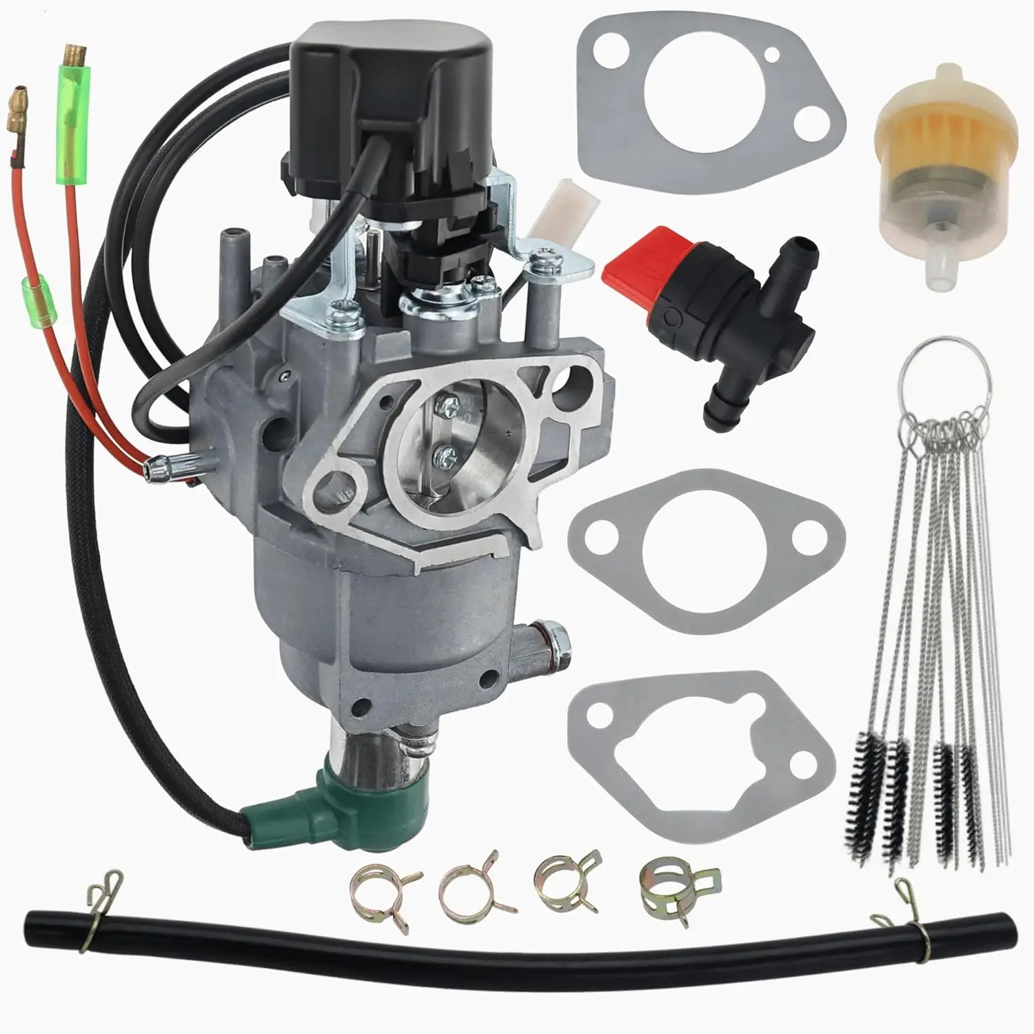Carburador para Generador Inverter con Kit de Juntas de Filtro de Aire Compatible con Harbor Freight Predator 9500 Watt Super Silencioso