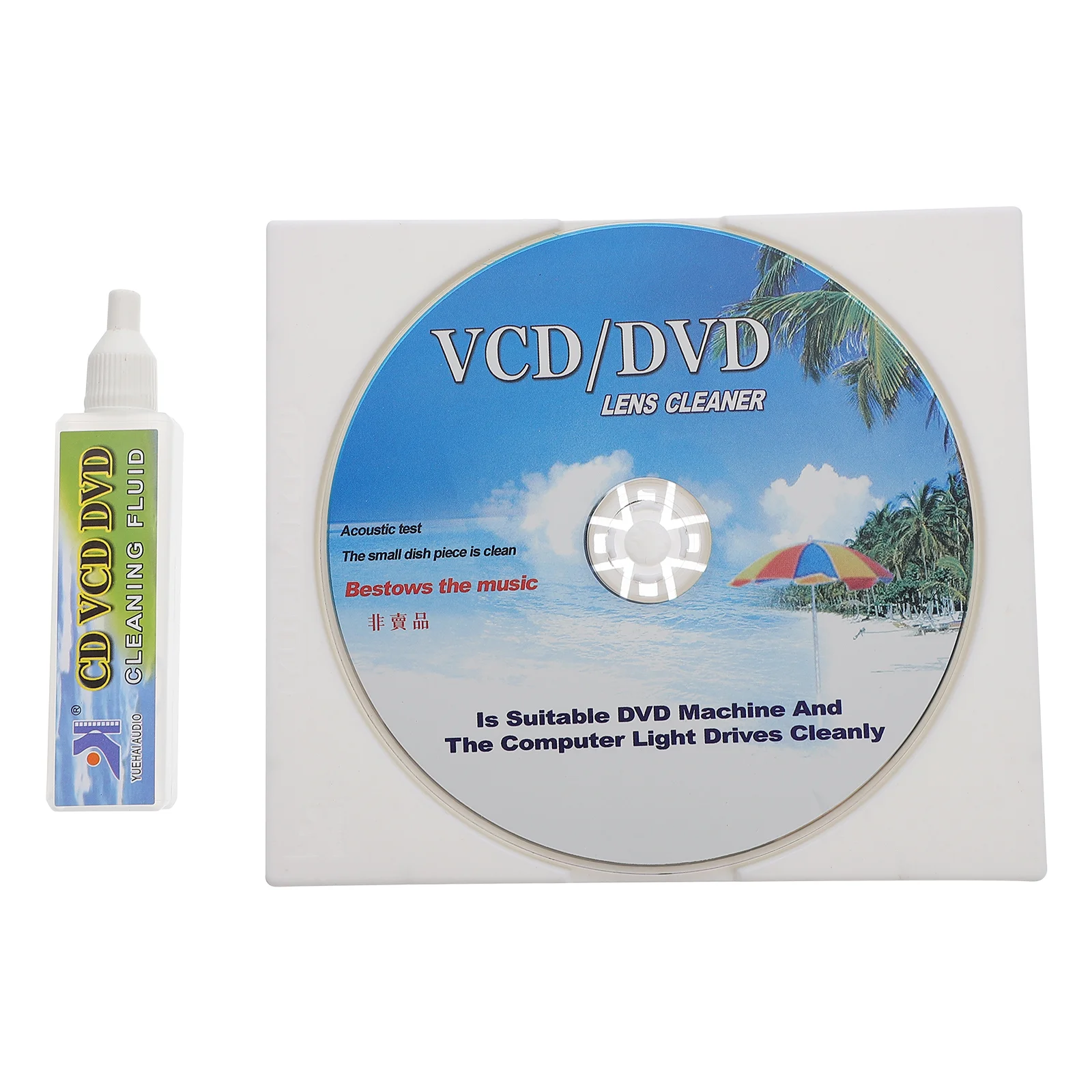 

1 Set CD Player Dust Brush VCD Player Cleaning Brush Cleaner Disc VCD Player Cleaner Kit Cleaning Disc with Brush