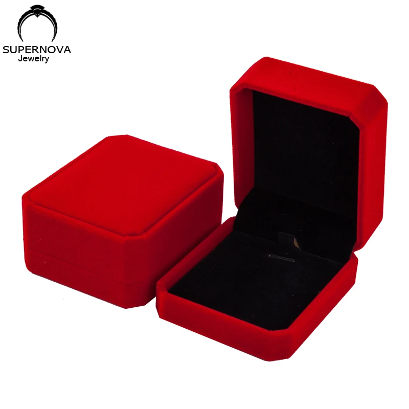 1 PC High-quality Jewelry Storage Box Display Necklace Pendant Jewelry Box Velvet Sleeve Earrings Display Box