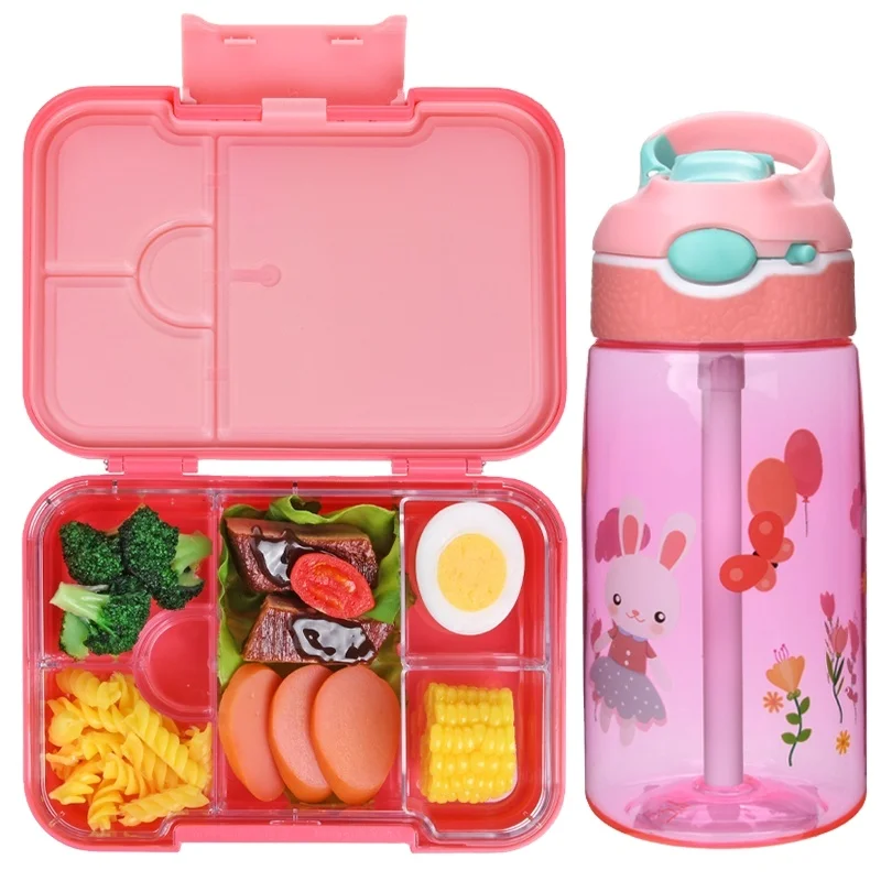 Food grade intelligent bap free partition compartment portable lunch box Kindergarten lunch box Children and adults lunch box