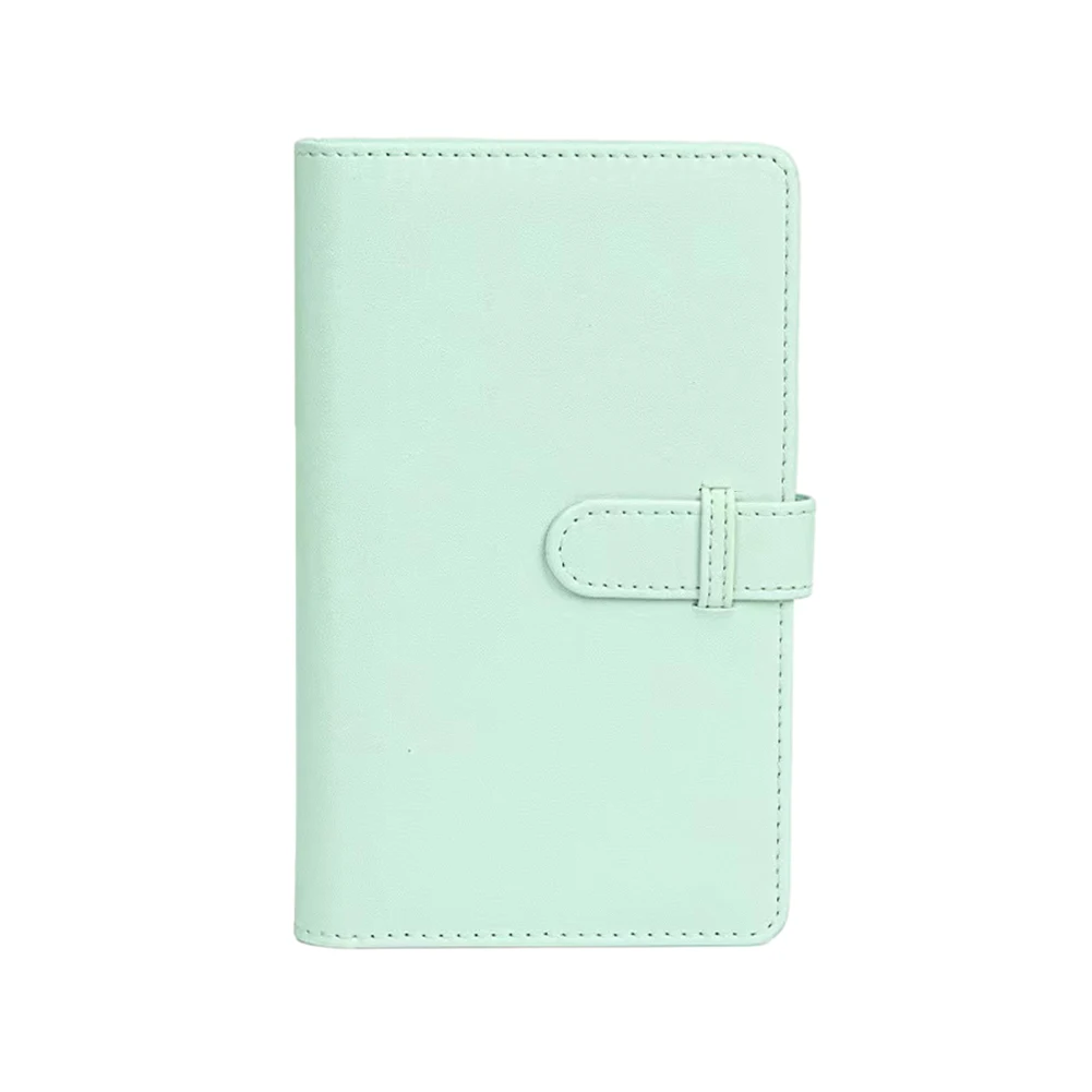 

PU 108 Pockets 3In Portable 3 Inch Photo Album For Instax Mini 12 For Collection Green Pink Ticket Card Collection Book