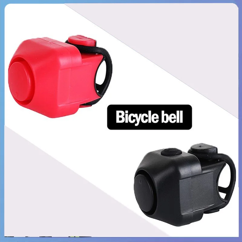 130dB Bicycle Electronic Horn MTB Road Bike Bell Long Endurance Cycling Warning Alarm Safety Handlebar Horn Bike Accessories