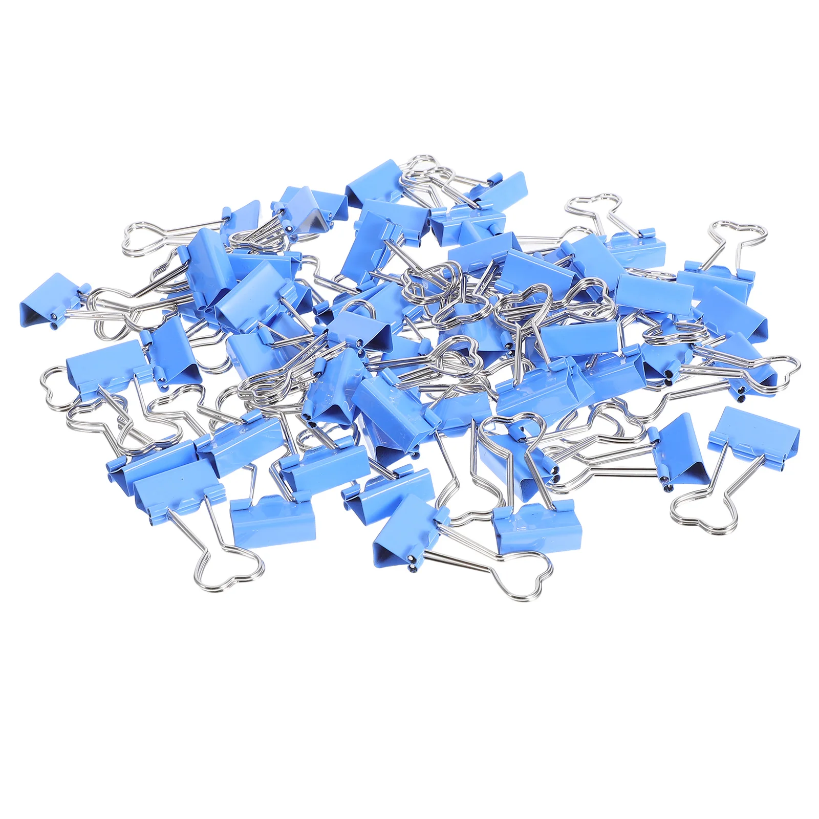 

60 Pcs Love Long Tail Clip Heart Paper Clips Hollow Binder Creative Folder Student