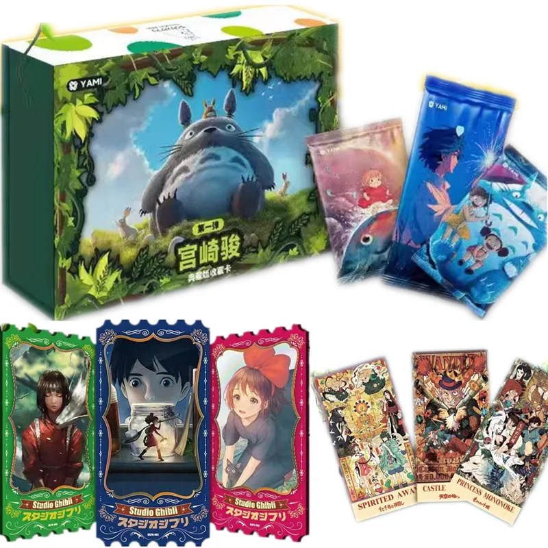 My Neighbor Totoro Card Anime Peripherals Birthday XR CR SP Collectible Cards Children Toy Gifts