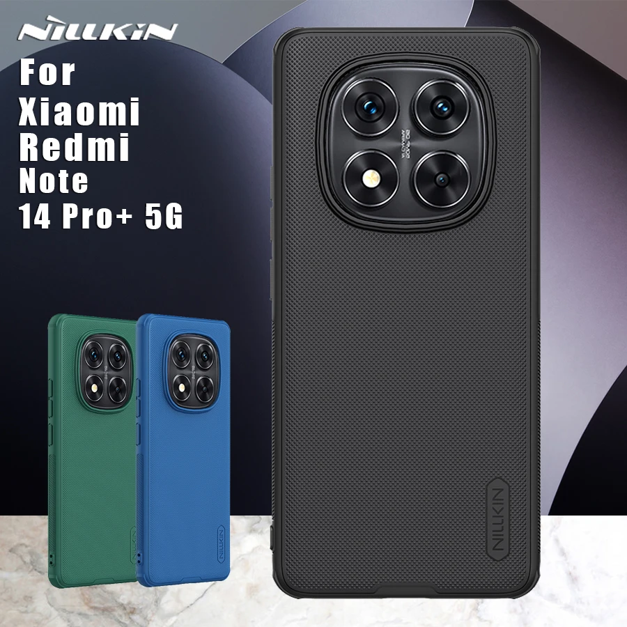 Nillkin for Xiaomi Redmi Note 14 Pro Plus 5G Case Frosted Pro 360 PC TPU Bumper Matte PC TPU full Back Cover