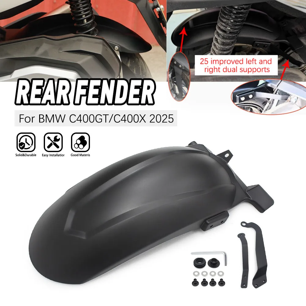 

Motorcycle Accessories Rear Fender Cover Protector for BMW C400X C400GT C400 X C400 GT 2025 Mudguards