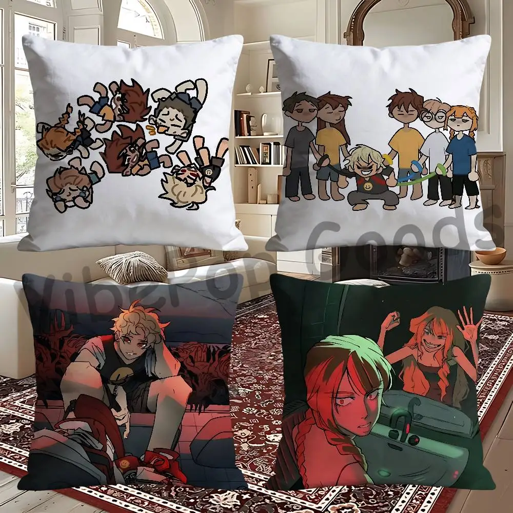 Game School Bus Graveyard SBG Print Cushion Cover Aesthetic Bedroom Decor 30x30 65x65 40x40 45x45 50x50 cm