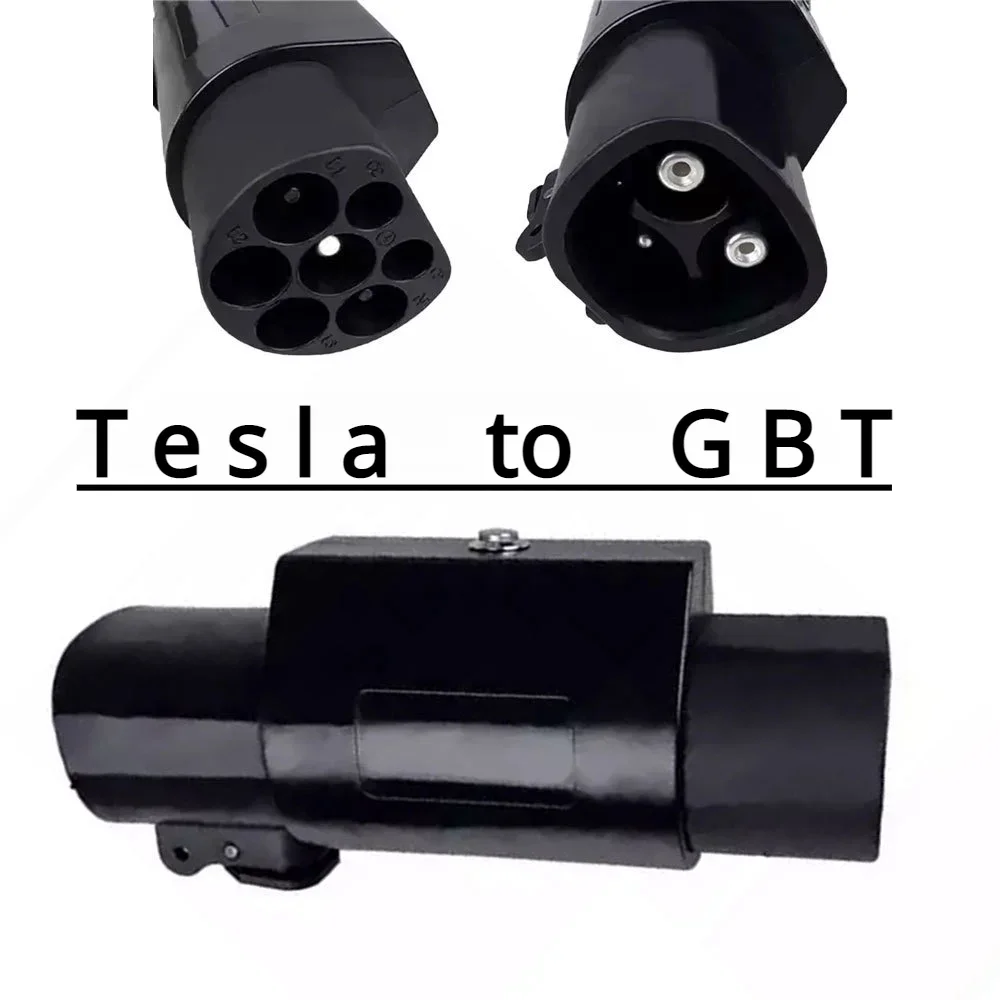 New energy vehicle charging gun is suitable for converting head Tesla to GBT adapter Tesla to convert