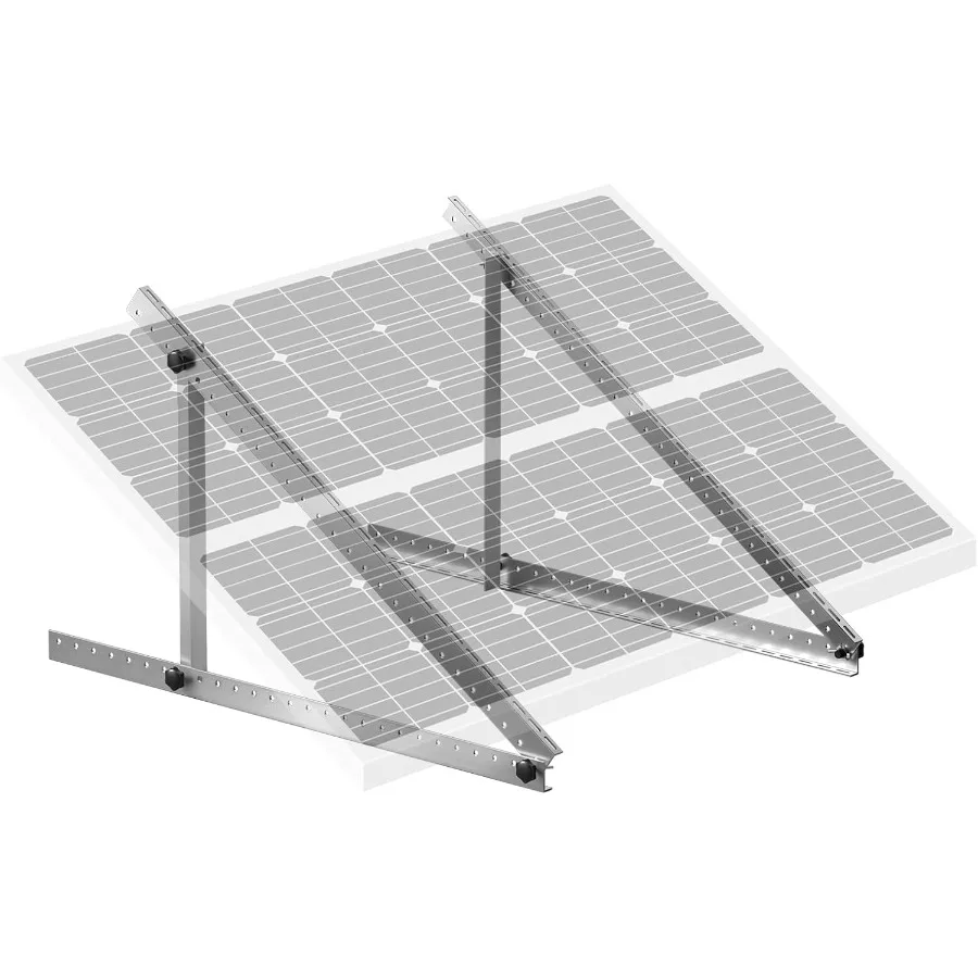 

41Inch Solar Panel Mounting Brackets 0 to 90 Adjustable Tilt Mount Brackets Support 100300W Solar Panels Lightweight Aluminum B