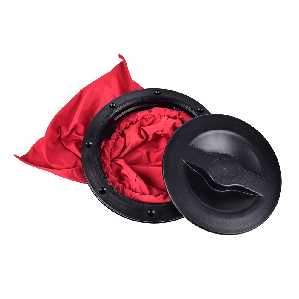 

8 Inch Deck Plate Boat Kayak Canoe Storage Bag Cover Kit Hatch T7H7