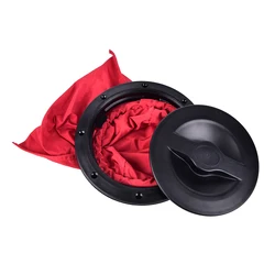 8 Inch Deck Plate Boat Kayak Canoe Storage Bag Cover Kit Hatch T7H7