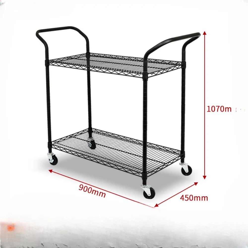 Professional manufacturers can adjust the floor spacing of two-story trolleys with multi-purpose, large capacity and high load-b