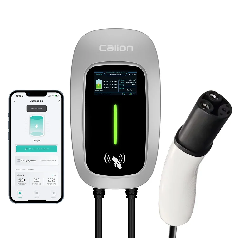 CALION 11KW 7KW Home Wallbox Wall-Mounted EV Charger For Optimal Electric Vehicle Power Efficiency With OCPP 1.6J