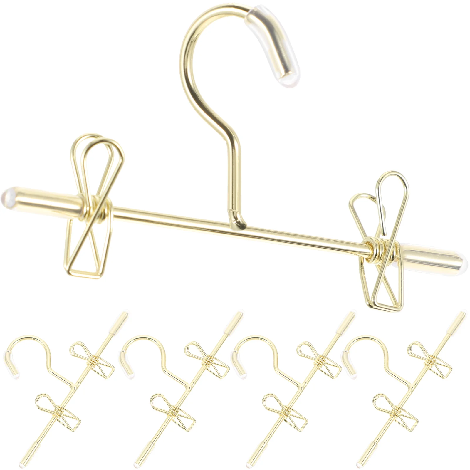 

5 Pcs Hanger Clothes Display Dress Hanging Racks Props Storage Hangers Mini Iron Garment Closet