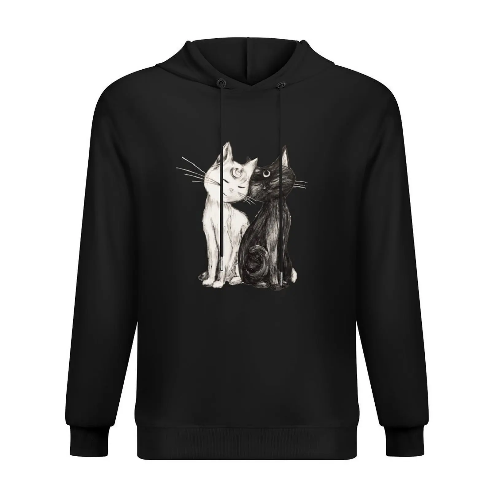 Толстовка с капюшоном Luna and Artemis, одежда в корейском стиле, зимняя одежда, осенняя одежда, новые толстовки и блузки