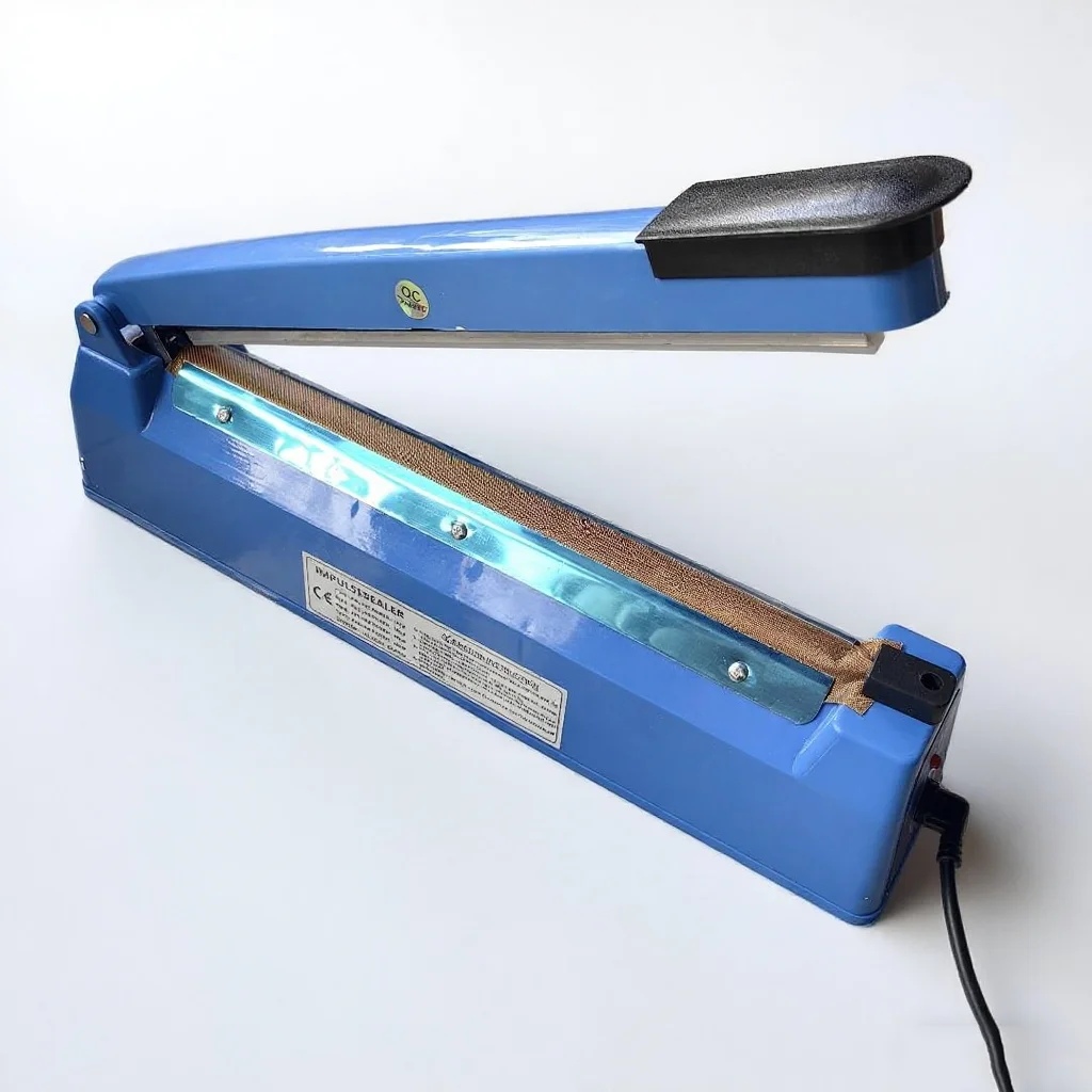 40cm Manual Impulse Sealer Heat Sealing Machine Heating Sealer 400mm Kitchen Food Vacuum Bag Sealer Plastic Bag Packing Tools