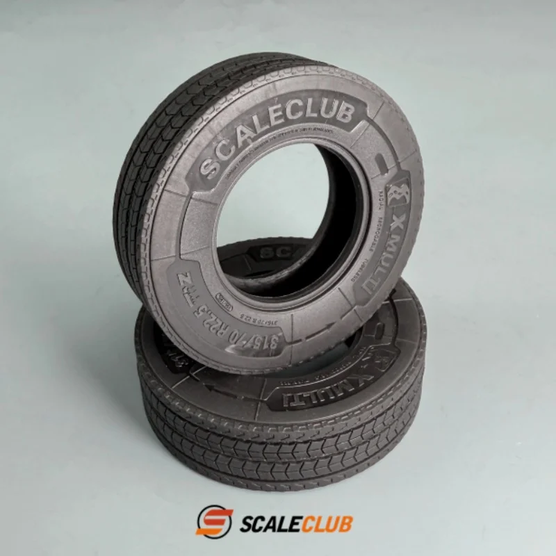 Scaleclub Modell für 1:14 Tamiya Traktor-LKW Ouka Wind Belt Mudblock Edge Mi Fat Tire RC-Zubehör – Detail 12