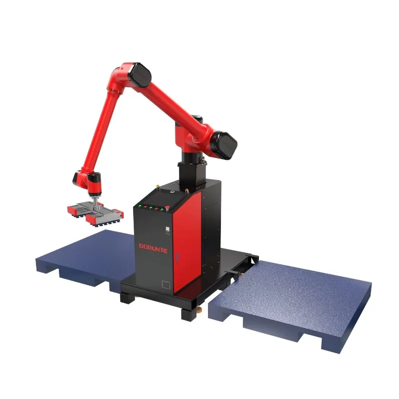 Medicine and food carton palletizing workstation, six-axis collaborative robot robotic arm programming operation is simple