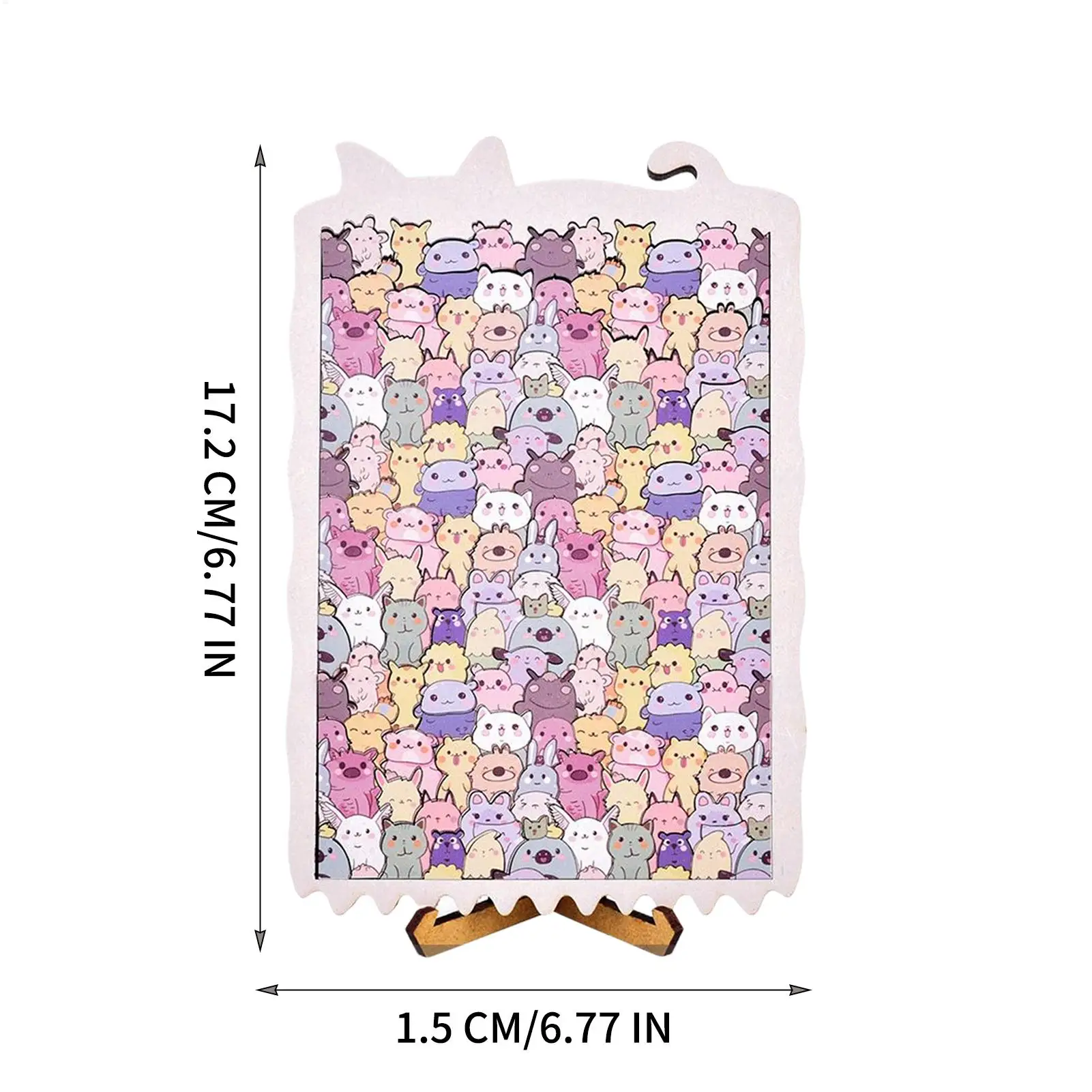 خشبية الحيوان لغز بانوراما غرفة المعيشة الديكور ديكور المنزل الحيوان الألغاز للبالغين المراهقين جامعي لعبة التجمعات العائلية #6