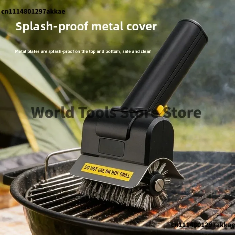 Handheld Lithium Battery Electric Barbecue Brush BBQ Grill Cleaning Tool Brush Multi-function Lithium Battery Barbecue Brush