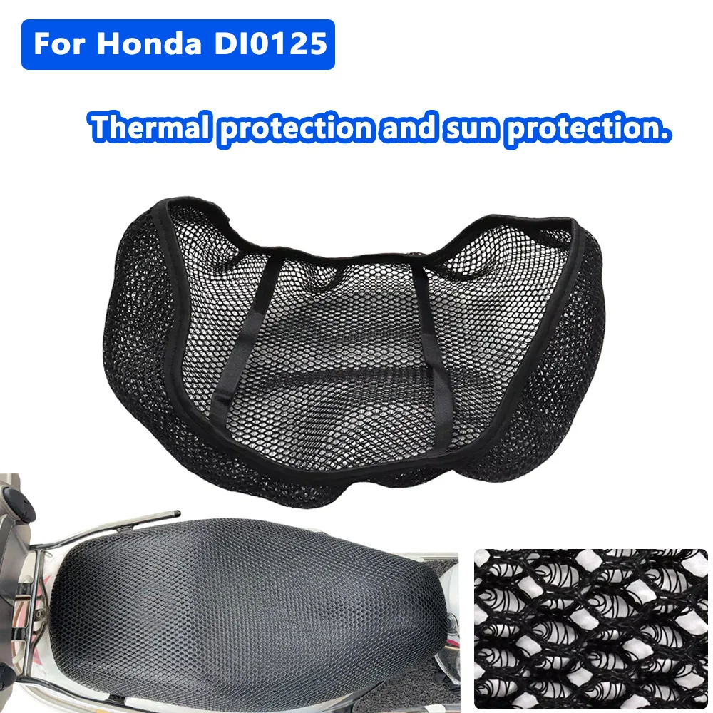 

High-Quality 3D Mesh Fabric Seat Cover for Honda DIO125 DIO 125 Anti-Slip Protection Cushion with Breathable Design