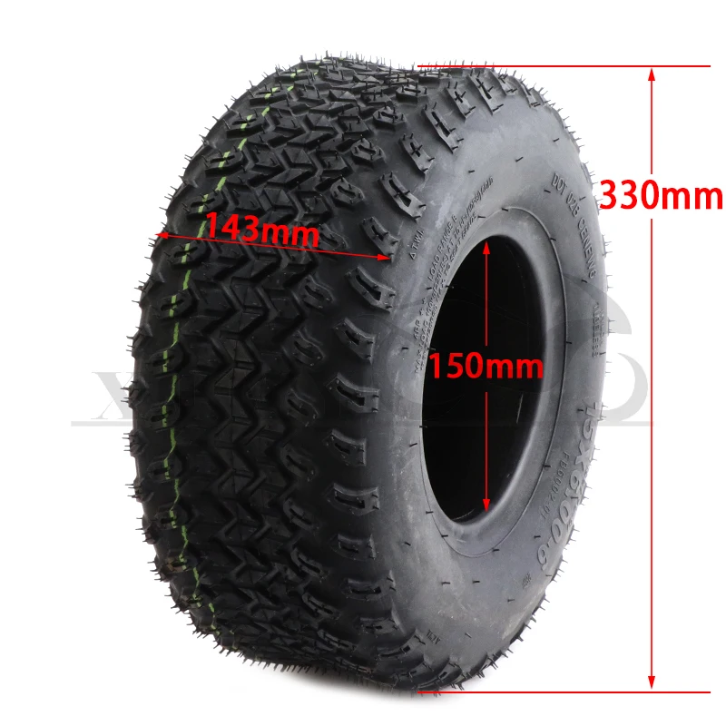 

6 inch 15x6 00 6 tubeless tire for lawn mower golf cart ATV UTV off road vehicle four wheel kart wheel parts heavy duty tread