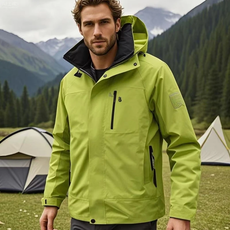 

Men's Casual Outdoor Jacket Autumn Windproof Waterproof Sport Coat Man Cargo Camping Hiking Jackets Male Hooded Tactical Jackets