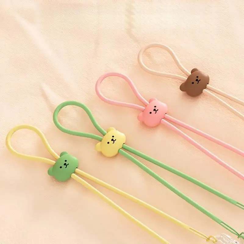 Napkin Clip Silicone Adjustable Bib Clip With Neck Strap Portable Bib Towel Strap Chain Lanyard Necklace For Dining Clothing