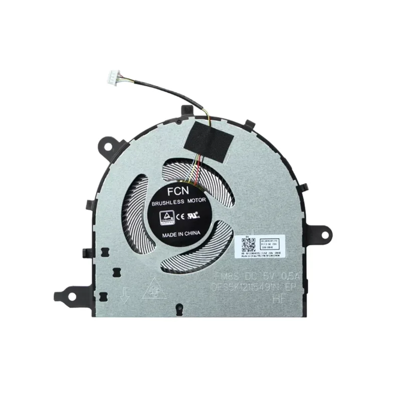 Replacement Laptop CPU Cooling Fan for Lenovo Xiaoxin 15-ARE IIL 2020 Air 15ITL / ARE / ACL 2021 Fan DFS5K12115491N