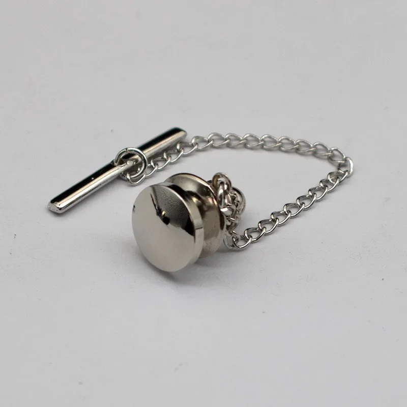 Boucle de cravate d'affaires à la mode pour hommes, broche de Banquet à cravate fixe en cuivre, pince à cravate tendance et à la mode