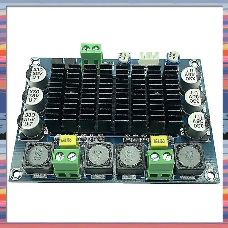 AC18(保証)シャーシ内蔵デジタルアンプボードデュアルチャンネルTDA7498ハイパワー高精細リアアンプボードE