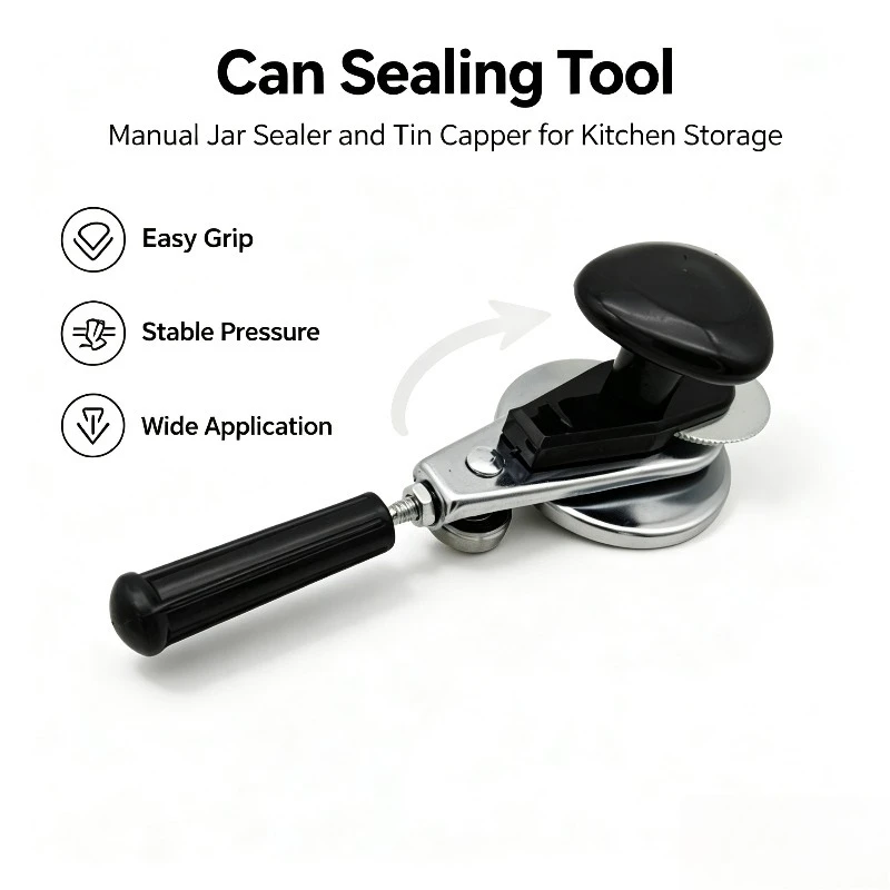 Manual Can Sealer Tin Can Sealing Tool Household Kitchen Gadget for Sealing Pop-top Cans