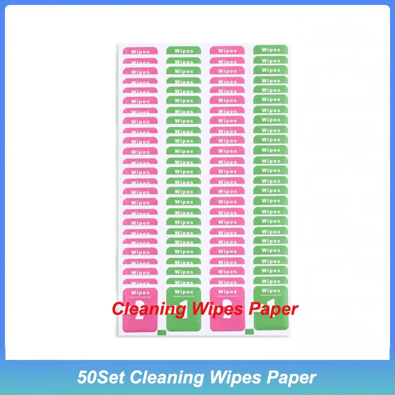 50Set Disposable Screen Cleaning Wipes Paper for Camera Lens Phone LCD Screen Dust Removal Tool Cleaning Wipes Paper Set