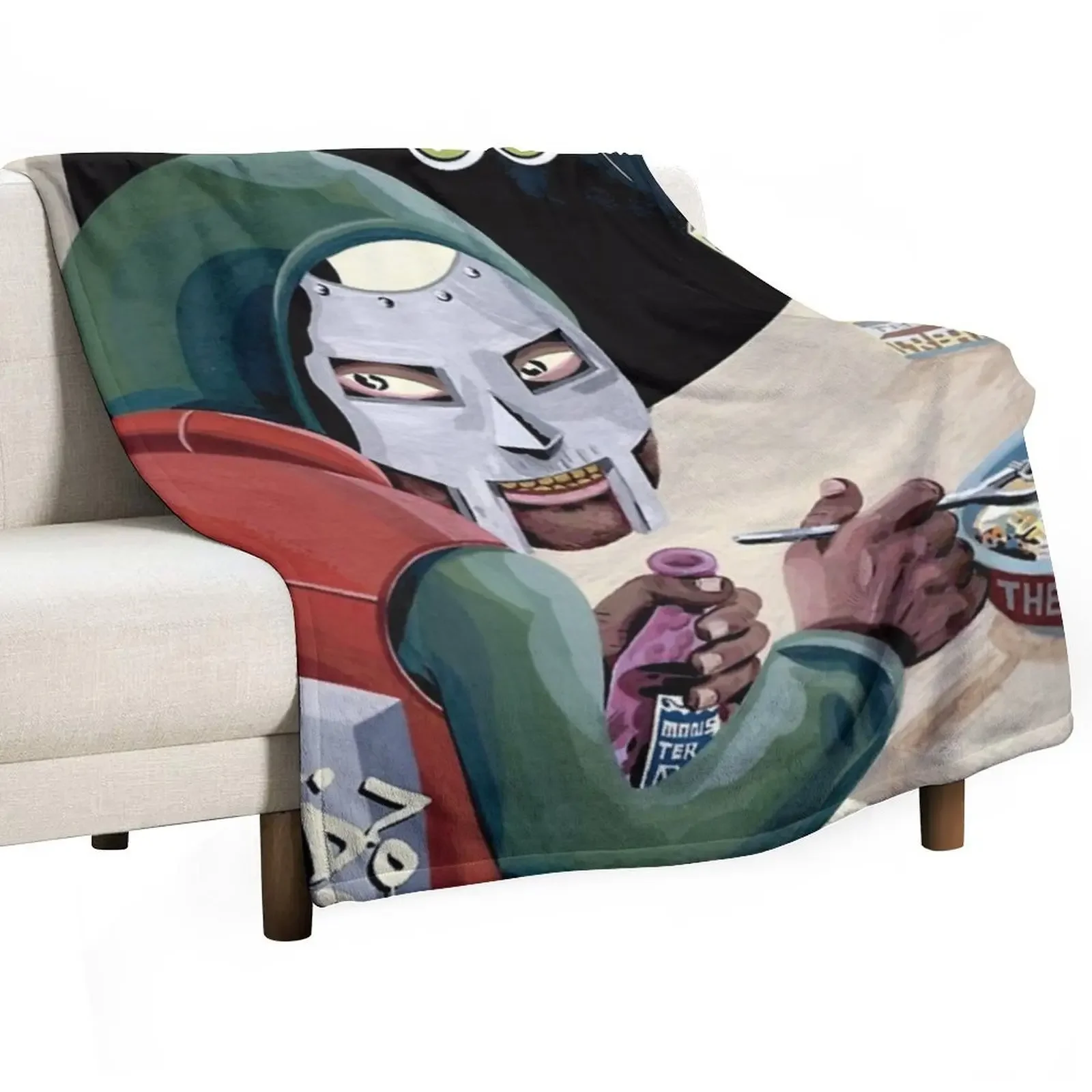 

ALL CAPS-MF COMIC Throw Blanket Giant Sofa Softest Blankets