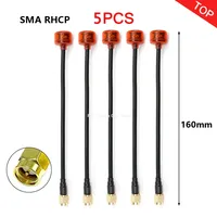 Rush Cherry FPV 5.8G Antenna RHCP SMA 160MM long range Racing Antenna Connector Adapter For FPV Quadcopter Racing Drone