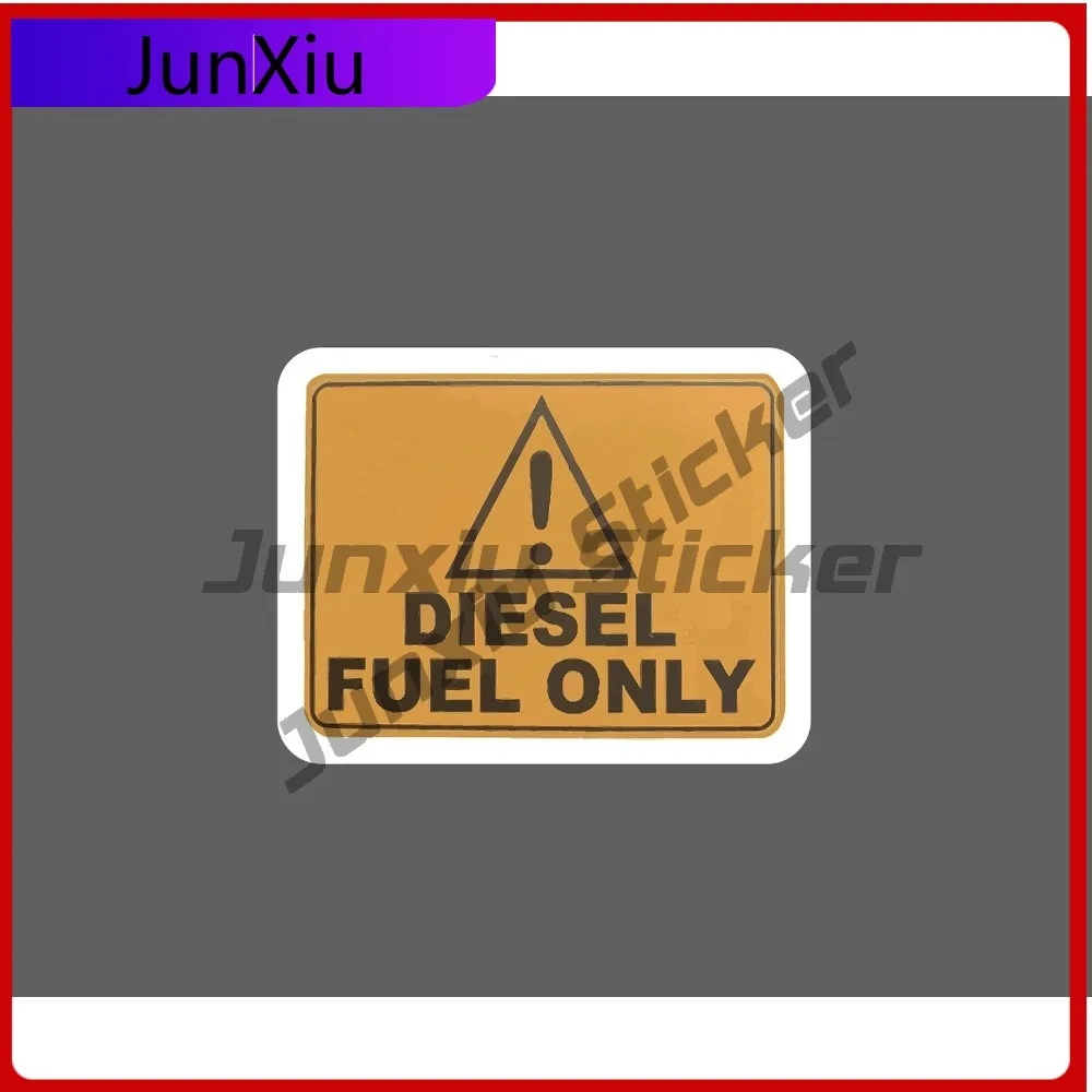 

Diesel Fuel Only Sticker Warning Waterproof Truck Caution Scratch-proof Decals Styling Adventure Motorcycle Stickers And Decals