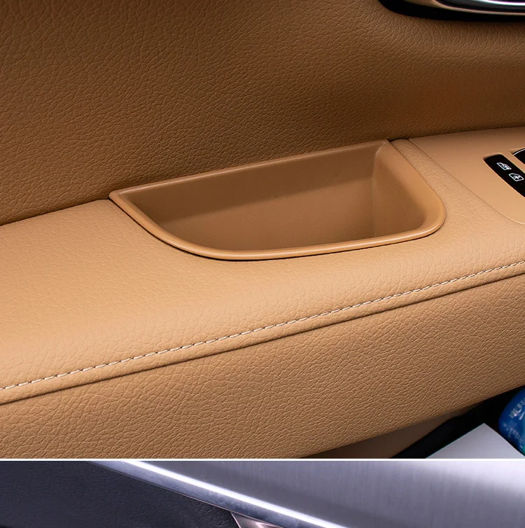 Auto-Styling für Volvo S90 V90 V90CC: Aufbewahrungsbox für die Türarmlehne, Seitentür-Aufbewahrungsbox, Auto-Zubehör – Detail 7