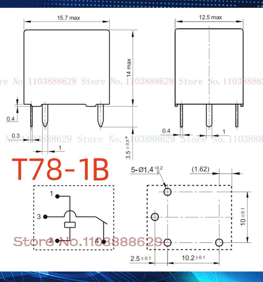 20A MAD-S-112-B T78-1B-12V