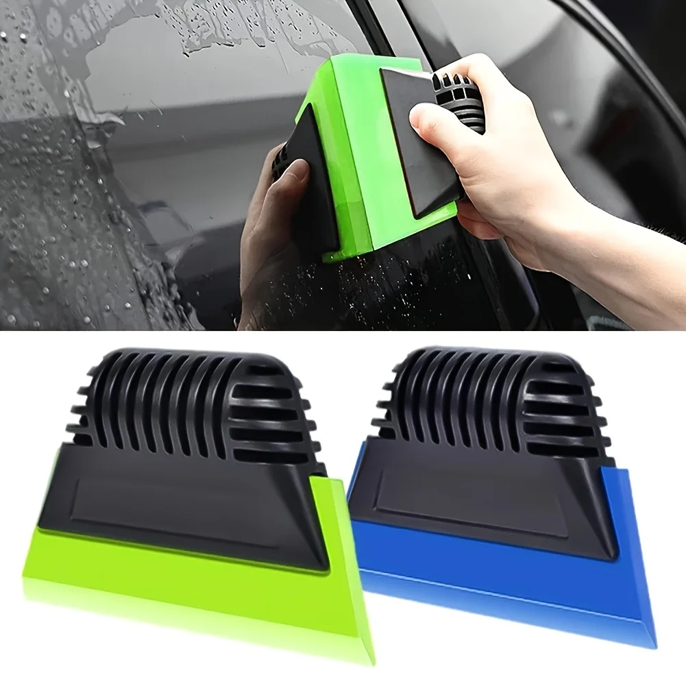 

For Mini Car Window Water Blade Squeegee with Non-Slip Handle, Plastic Shower Cleaner Tool for Windshield, Glass Door, Bathroom