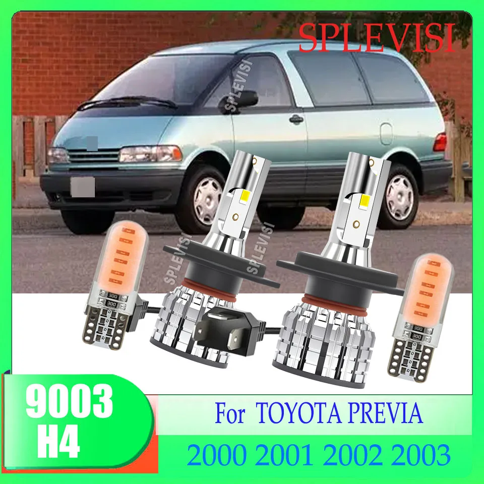 

High Lumen Output H4 9003 LED Headlight 12000LM 6500K Xenon White High Low Beam For TOYOTA PREVIA 2000 2001 2002 2003