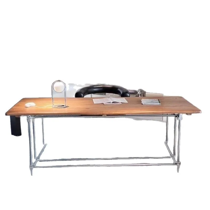 

Vintage industrial style desk, designer dining table, studio meeting table