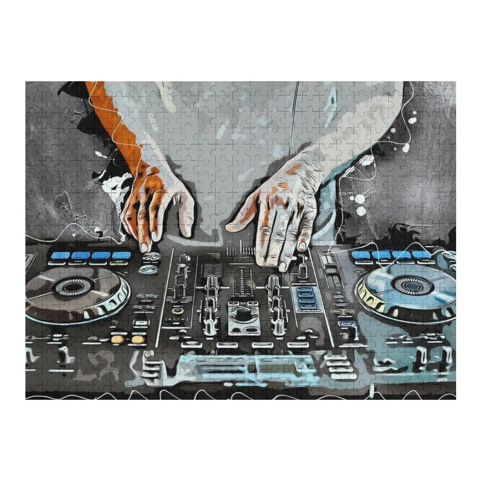 

DJ set music art #dj #music Jigsaw Puzzle Personalized Personalised Toys Customized Toys For Kids Picture Puzzle