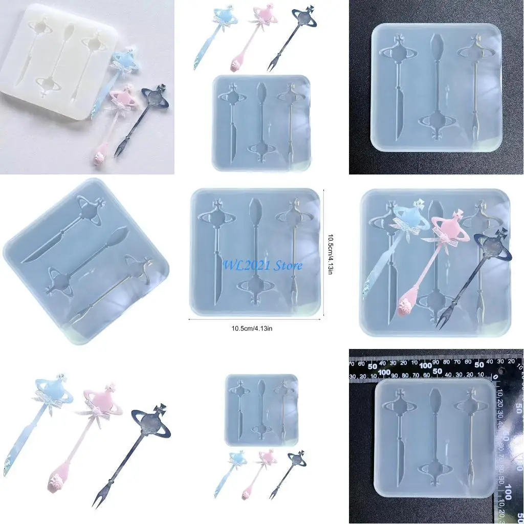 

G5GC Silicone Dinnerware Mold Liquid Sand Tableware Shaped Mould for DIY Enthusiasts