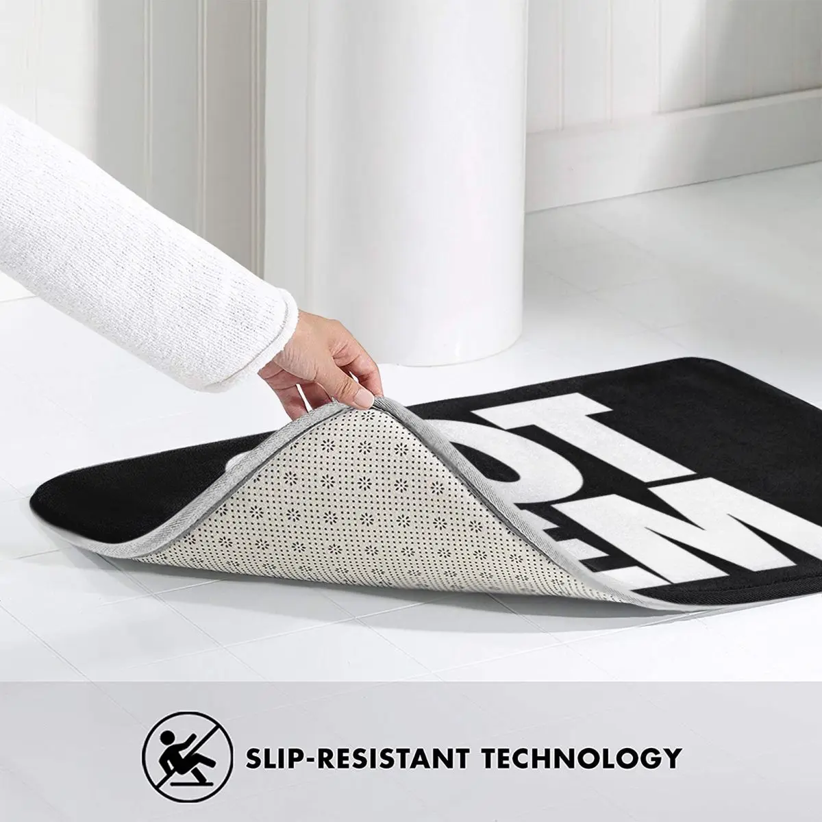 Got Em المضادة للانزلاق ممسحة الكلمة حصيرة السجاد البساط لمدخل المطبخ غرفة نوم المنزل مسند القدم الحصير