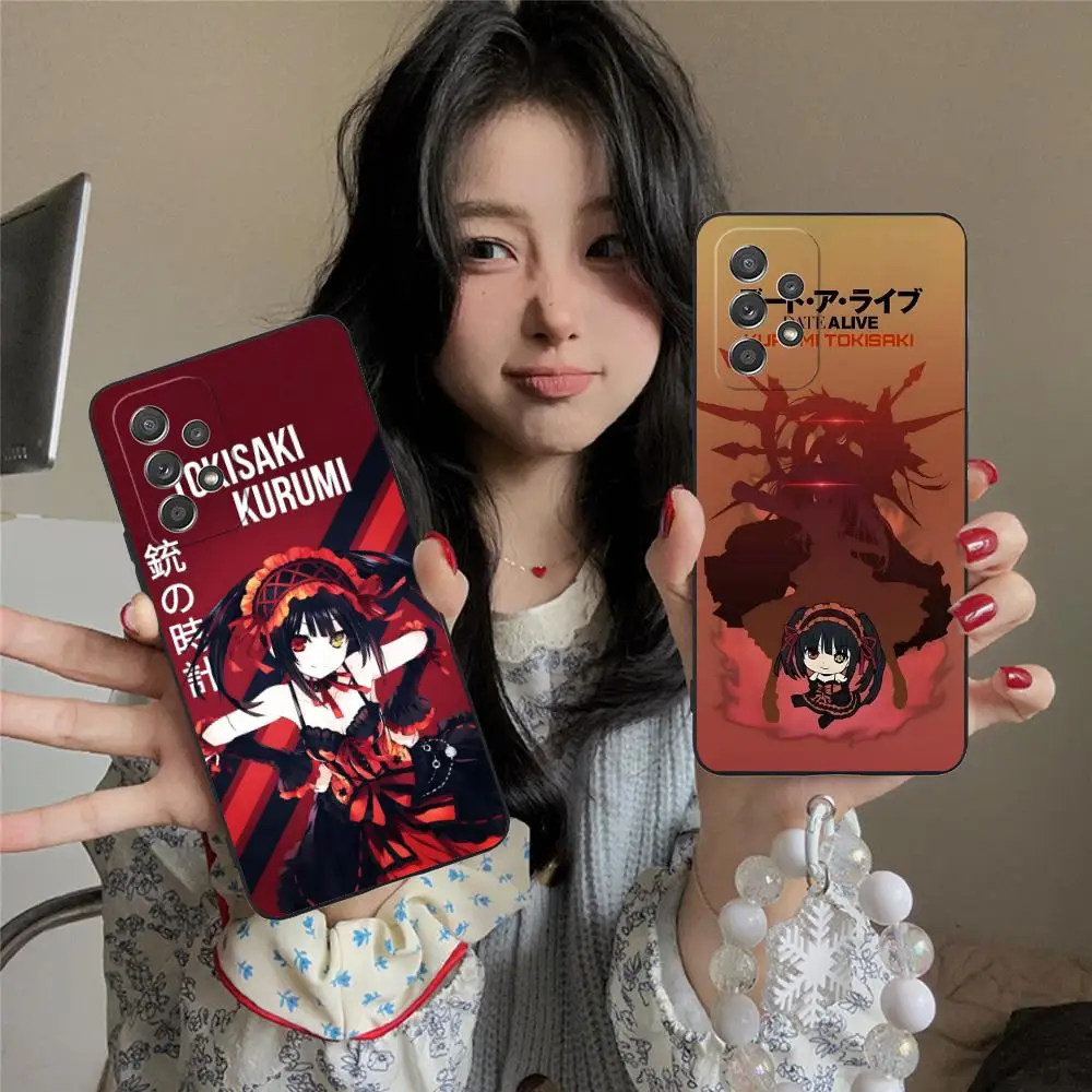 تاريخ لايف كورومي توكيساكي قضية الهاتف لسامسونج غالاكسي M55 54 42 35 34 33 32 23 22 15 14 13 12 F55 5G غطاء اللون جميل