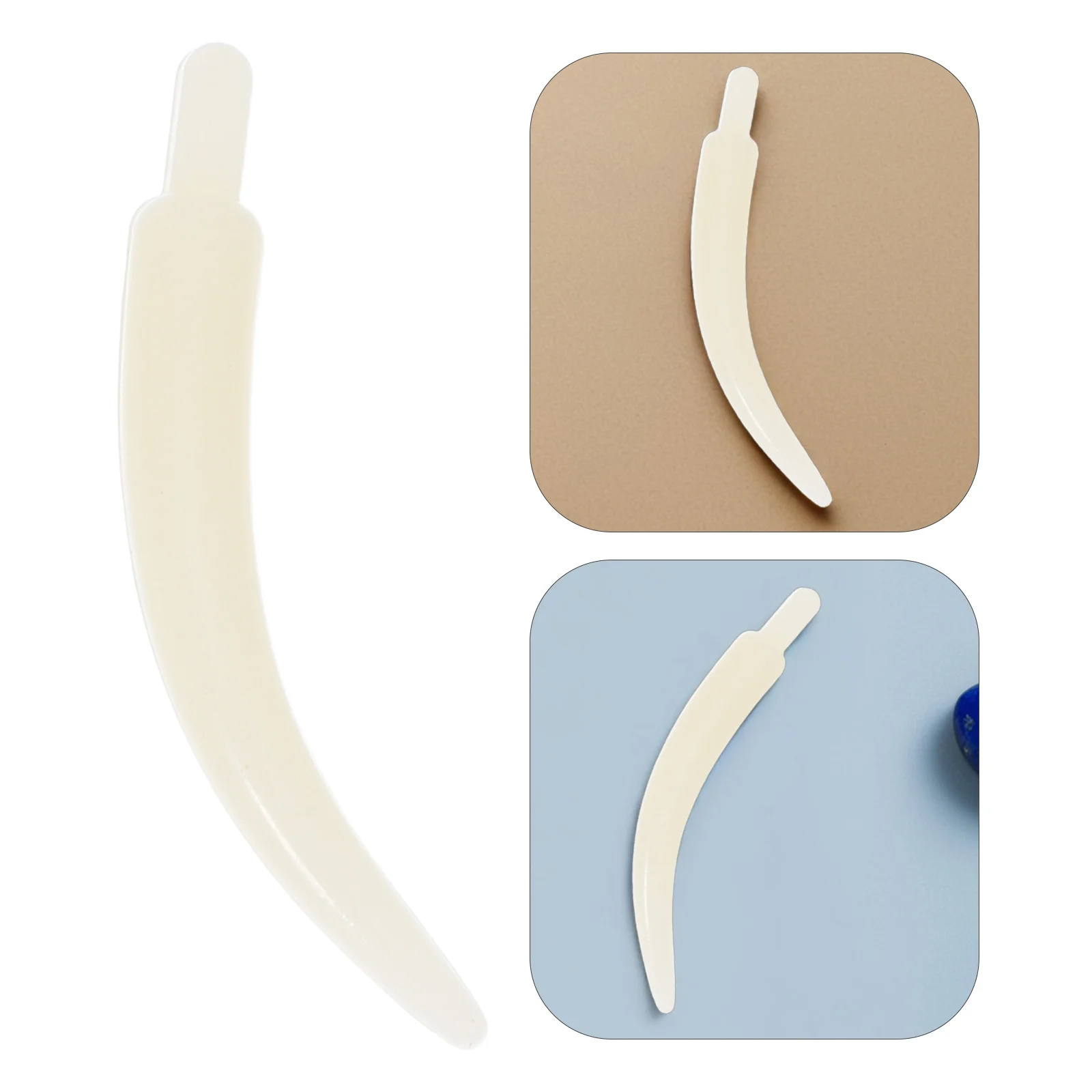 

100Pcs Imitation Ivory Elephant Tooth Charms Plastic Jewelry Craft Supplies Bracelet Necklace Earring DIY Accessories