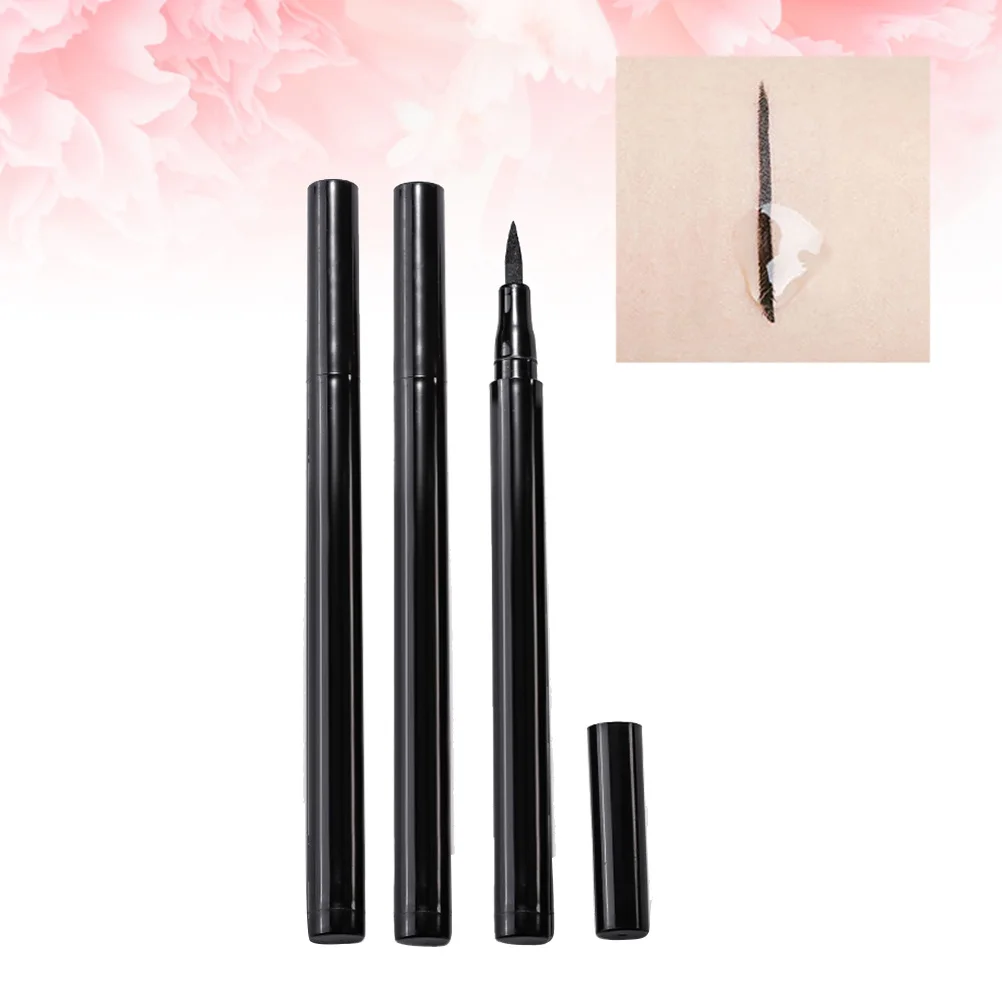 

5pcs Waterproof Liquid Eyeliner Pen Black Smudge Proof Fast Drying Easy Clean Long Lasting Eye Makeup Tool For Women Liquid