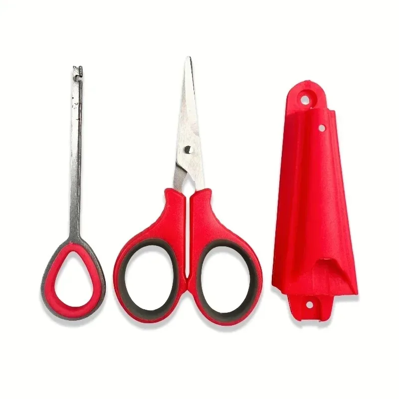 Tijeras de pesca 3 en 1 – Acero inoxidable con extractor de anzuelos
