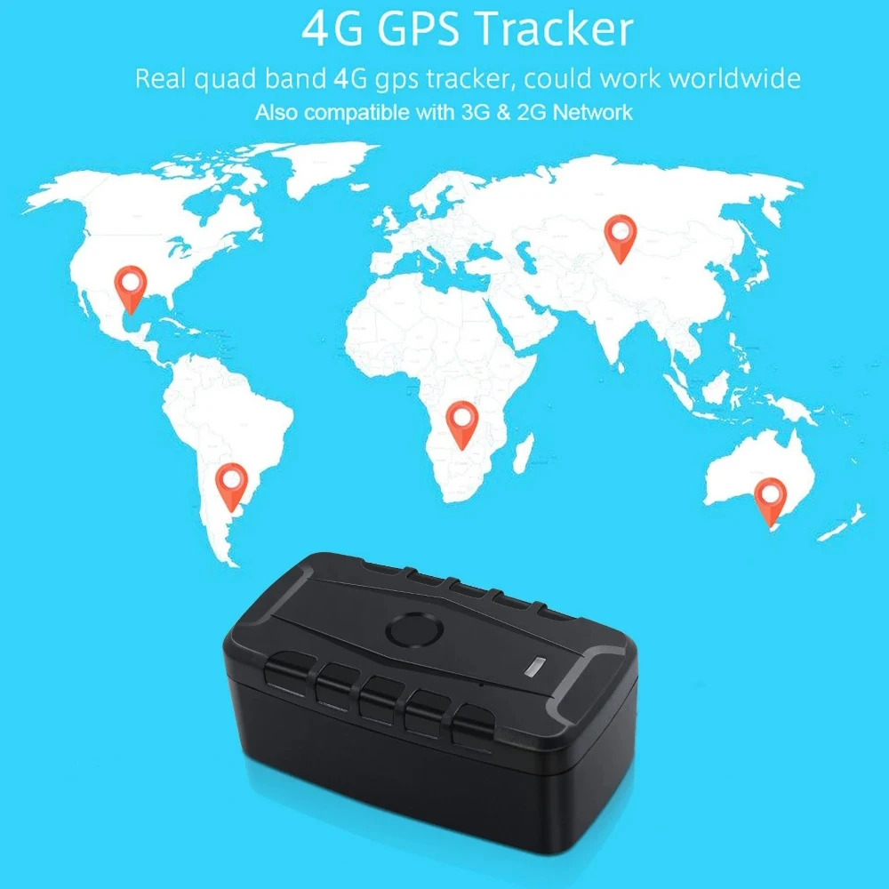 4G GPS samochodowy TKSTAR TK918 magnes pojazdu lokalizator GPRS atut 20000mAh długi czas czuwania Alarm darmowy internet APP